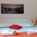 1-Zimmer-Apartment für 2 Personen mit Klimaanlage und Aussicht auf das Meer (Zusatzbett möglich)