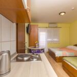 1-Zimmer-Apartment für 3 Personen Obergeschoss mit Klimaanlage