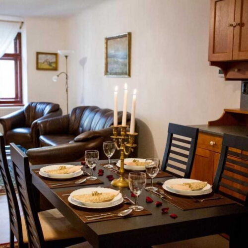 Apartman s vlastní kuchyňkou s vlastní kuchyní pro 2 os. (s možností přistýlky)