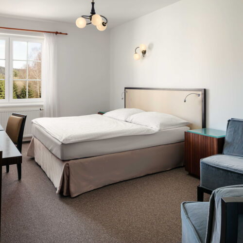 Superior Pokoj s koupelnou s manželskou postelí