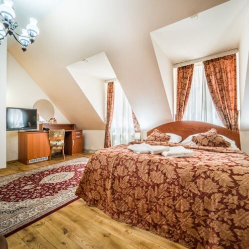 Pokoj s klimatizací  s manželskou postelí