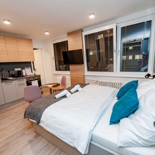 Apartament cu duș cu bucătărie proprie pentru 2 pers.