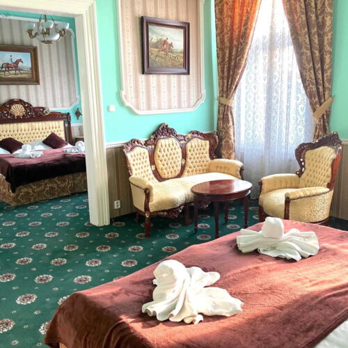 Grand Apartman pro 4 os. se 2 ložnicemi s výhledem na hrad