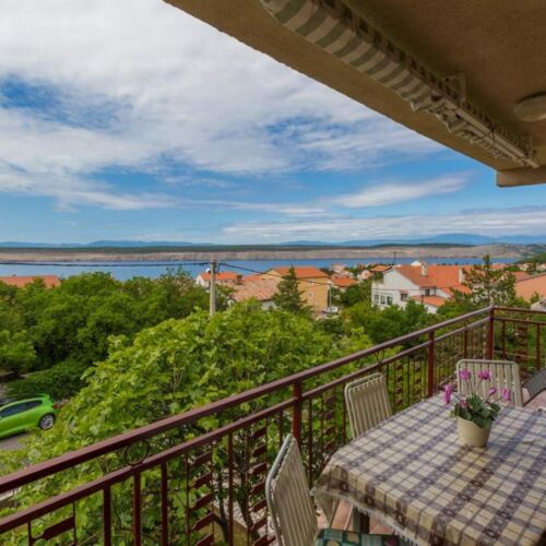 Sea View Upstairs 3-Room Apartment for 6 Persons