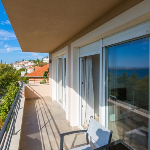 Pogled na more Na katu apartman za 6 osoba(e) sa 3 spavaće(om) sobe(om)
