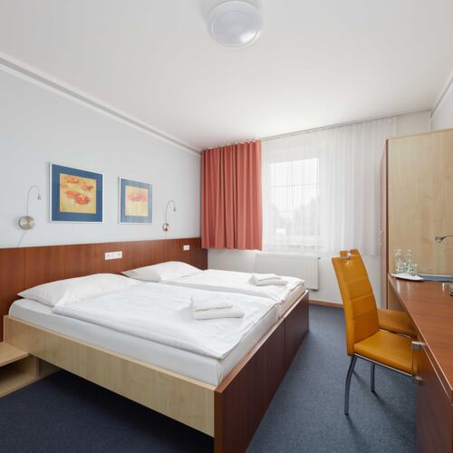 Camera twin superior cu duș