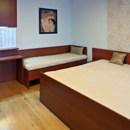 Apartament 3-osobowy z prysznicem z aneksem kuchennym (możliwa dostawka)