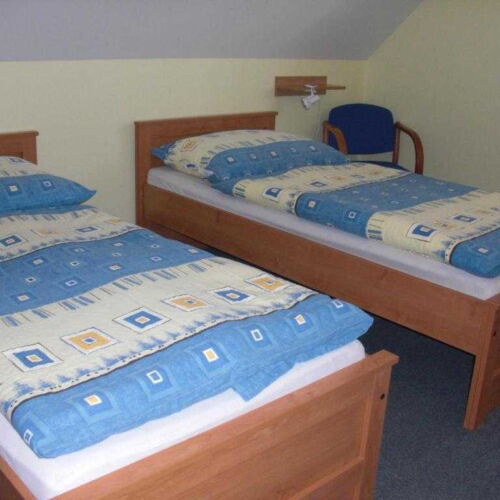 Pokoj s koupelnou se sprchou pro 2 os.