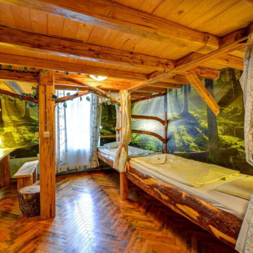 Pokoj se společnou koupelnou se společnou kuchyňkou pro 11 os.