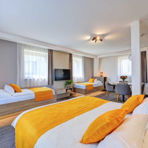 Pokoj se sprchou pro 4 os. s panoramou