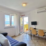 Komfort 1-Zimmer-Apartment für 2 Personen mit Aussicht auf das Meer (Zusatzbett möglich)