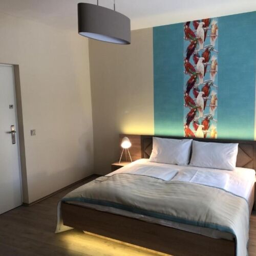 Camera dubla la parter cu vedere spre grădină