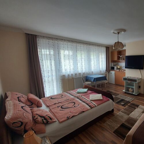Apartman s balkónem s klimatizací pro 3 os. s 1 ložnicí