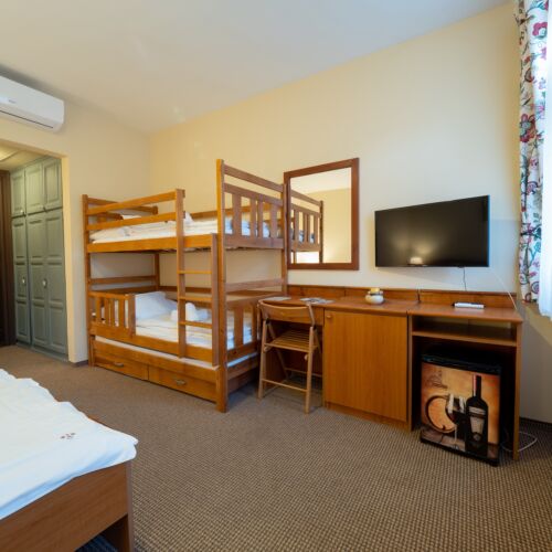 Camera cvadrupla familial(ă) cu aer condiționat