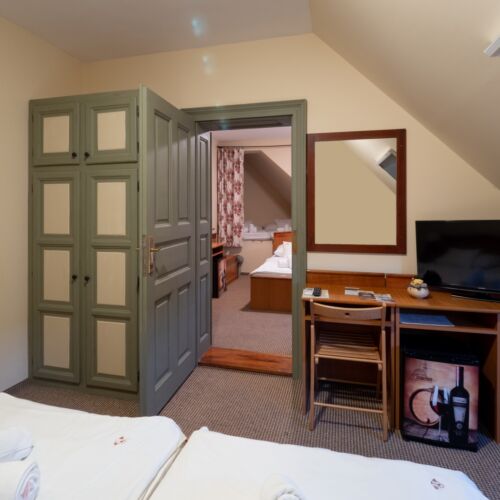 Apartament familial(ă) cu aer condiționat cu 2 camere pentru 4 pers.