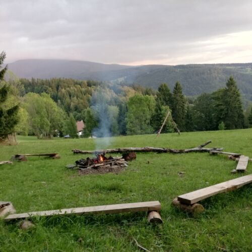 Turistický Rolnický dům (jako celek) pro 12 os. s výhledem na hory (s možností přistýlky)