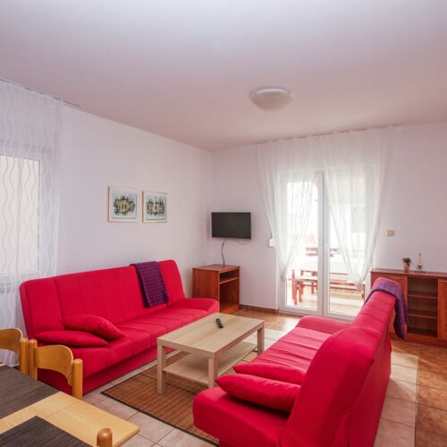 Apartament 6-osobowy z klimatyzacją z widokiem na morze z 2 pomieszczeniami sypialnianymi A-15320-b