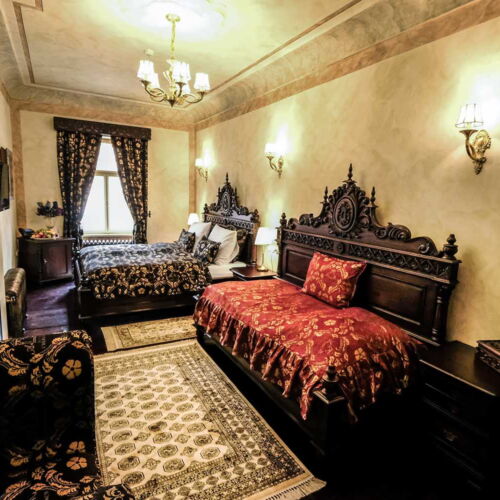 Studio Pokoj se sprchou s manželskou postelí (s možností přistýlky)