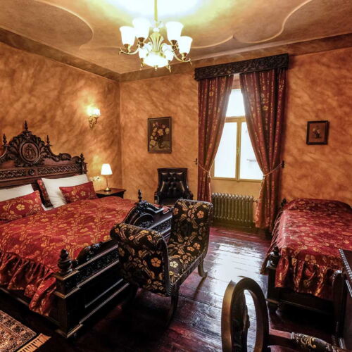 Studio  Pokoj s manželskou postelí (s možností přistýlky)