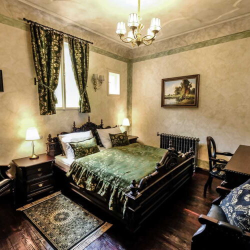 Deluxe Pokoj se sprchou s manželskou postelí