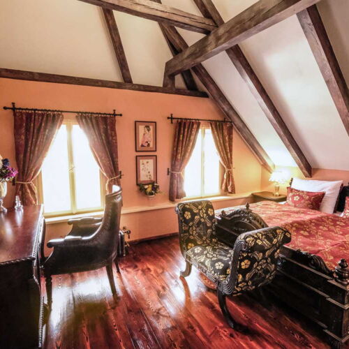 Deluxe Pokoj s klimatizací s manželskou postelí