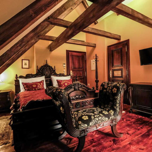 Deluxe Pokoj s klimatizací s manželskou postelí