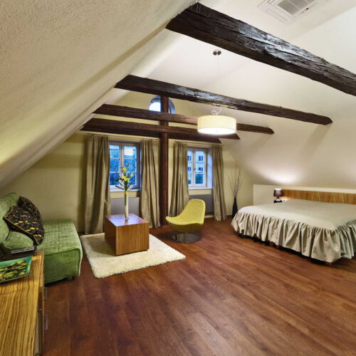 Budova Depandance Pokoj se sprchou s manželskou postelí (s možností přistýlky)