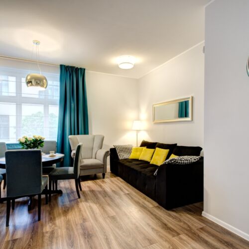 Apartament 8-osobowy na parterze Komfort z 3 pomieszczeniami sypialnianymi