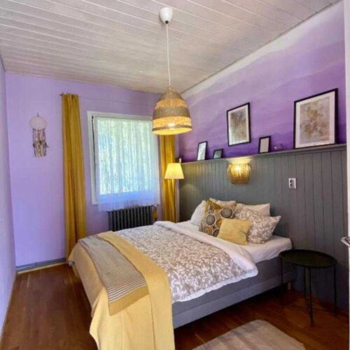 Romantik Pokoj se zahradou s manželskou postelí