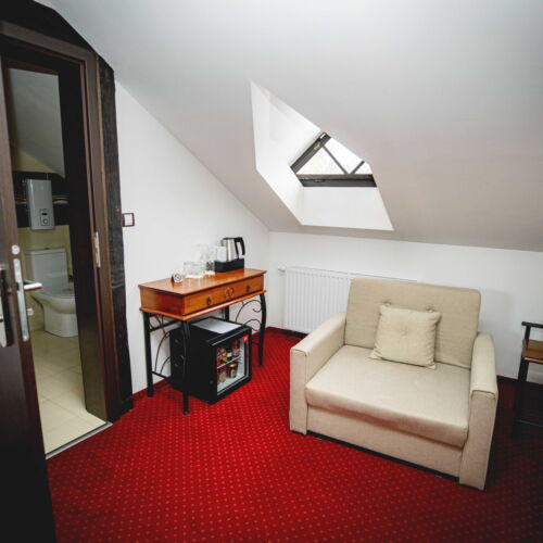 Dormitory (sdílené bydlení) -  rezervovatelné na lůžko Pokoj se sprchou   (s možností přistýlky)