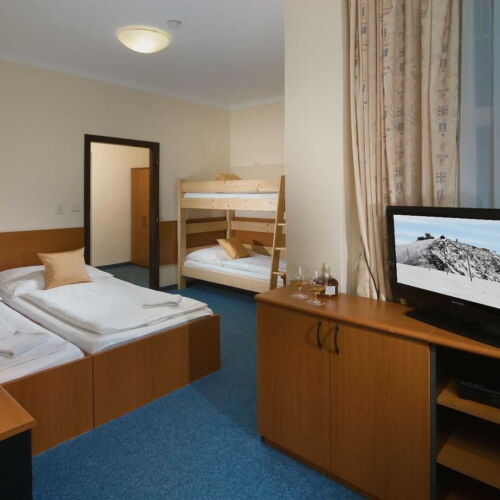 Pokoj se sprchou  pro 4 os.