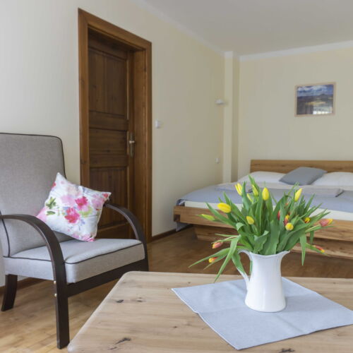 Apartman se sprchou s vlastní kuchyňkou pro 2 os. (s možností přistýlky)