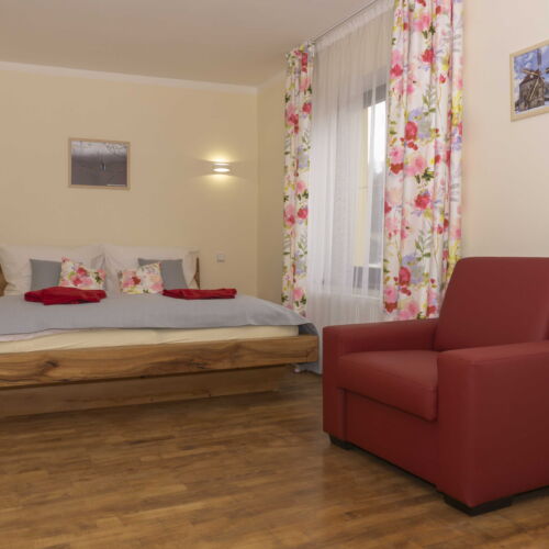 Pokoj se sprchou s terasou pro 2 os. (s možností přistýlky)