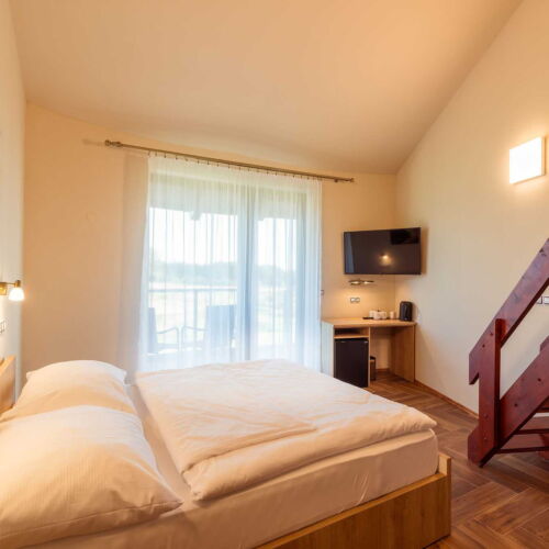 Pokoj se sprchou s klimatizací pro 4 os. (s možností přistýlky)