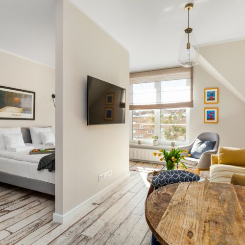 Apartament 3-osobowy na piętrze Studio z 1 pomieszczeniem sypialnianym