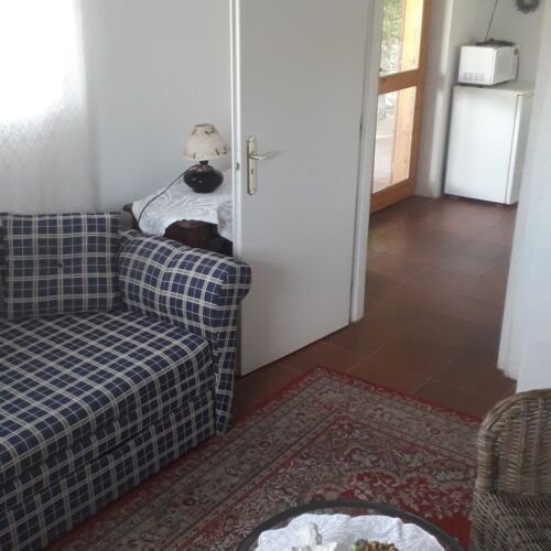 Casă de vară cu terasă cu vedere spre grădină pentru 6 pers. (se inchirieaza doar integral)