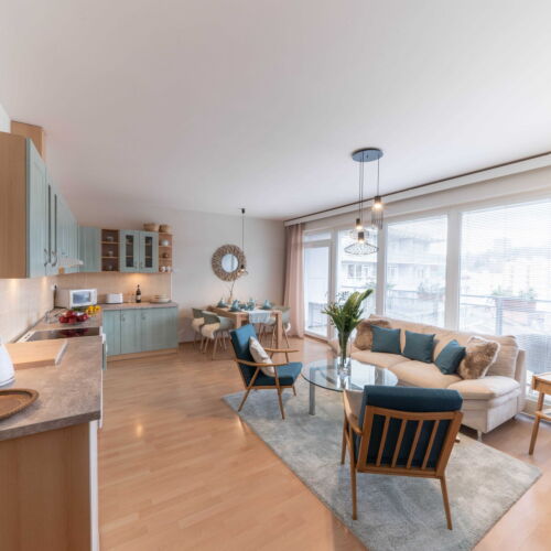 1-Room Balcony Apartment for 4 Persons (extra bed available)