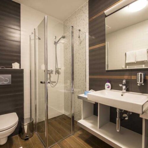 Camera cvadrupla cu duș