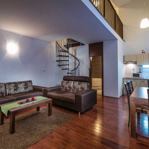 Apartman se sprchou s vlastní kuchyňkou pro 2 os. (s možností přistýlky)