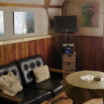 Hütte mit Terasse (Zusatzbett möglich)