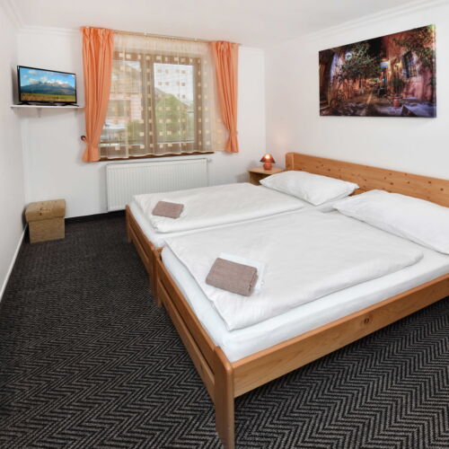 Zweibettzimmer mit Dusche und Eigener Teeküche