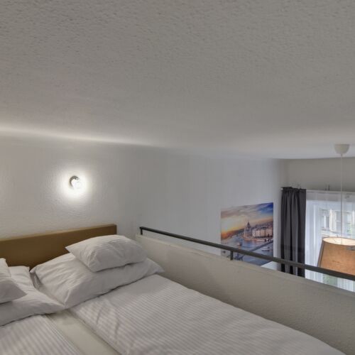 Studio Apartman s manželskou postelí s 1 ložnicí s výhledem na město