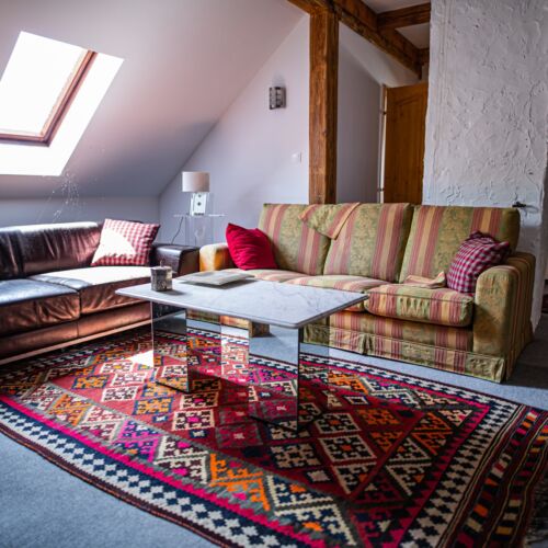 Rezydencja pokój 10-osobowy na poddaszu z panoramą z 2 pomieszczeniami sypialnianymi