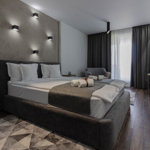 Apartament confort cu vedere spre oraș cu 1 camera pentru 4 pers.