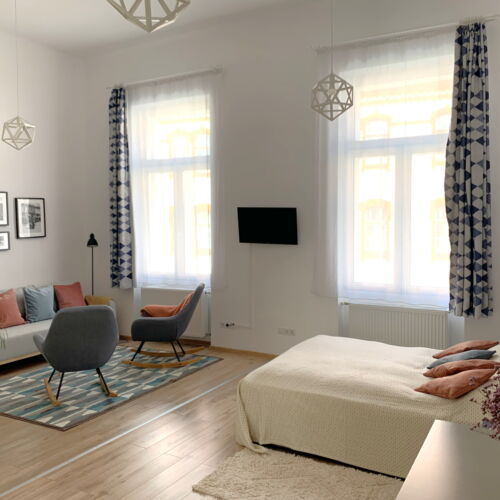 Apartament cu 1 camera pentru 5 pers.