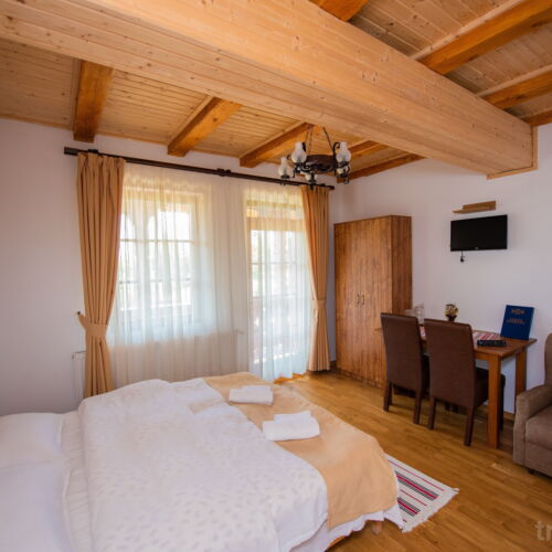 Camera dubla cu balcon cu panoramă