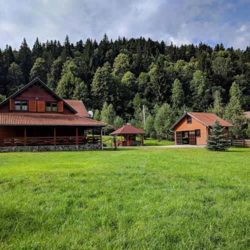 Cabană cu vedere spre pădure cu vedere spre râu pentru 10 pers. (se inchirieaza doar integral)