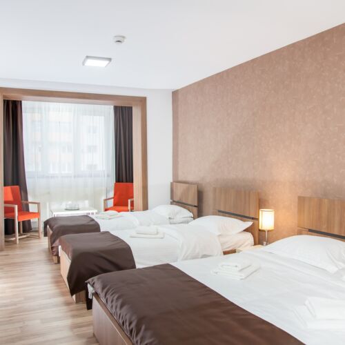 Suita cu aer condiționat cu 1 camera pentru 4 pers.