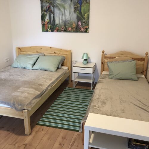 1-Zimmer-Apartment für 3 Personen Parterre mit Aussicht auf den Garten