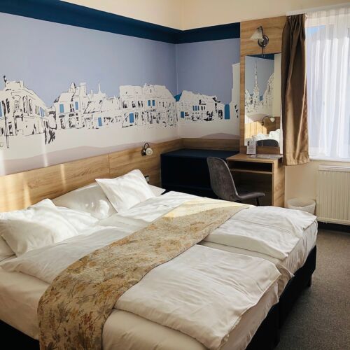 Camera twin design la etaj